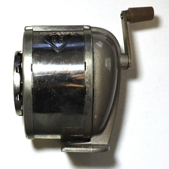 Vintage Hand Crank Wall Mounted Pencil Sharpener Boston KS Office School - Picture 1 of 9